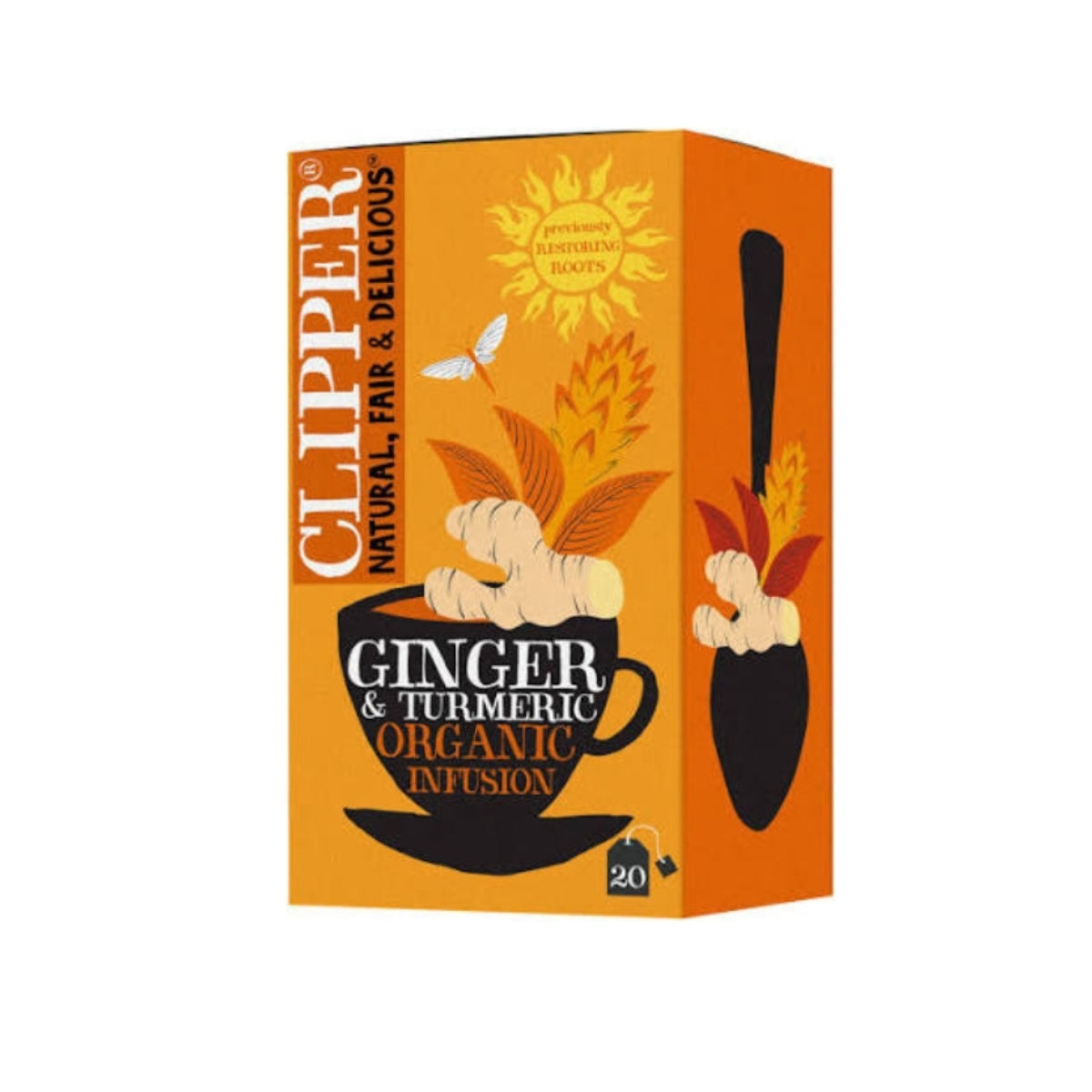 Clipper Organic Ginger & Turmeric Infusion Tea (20 Bags)