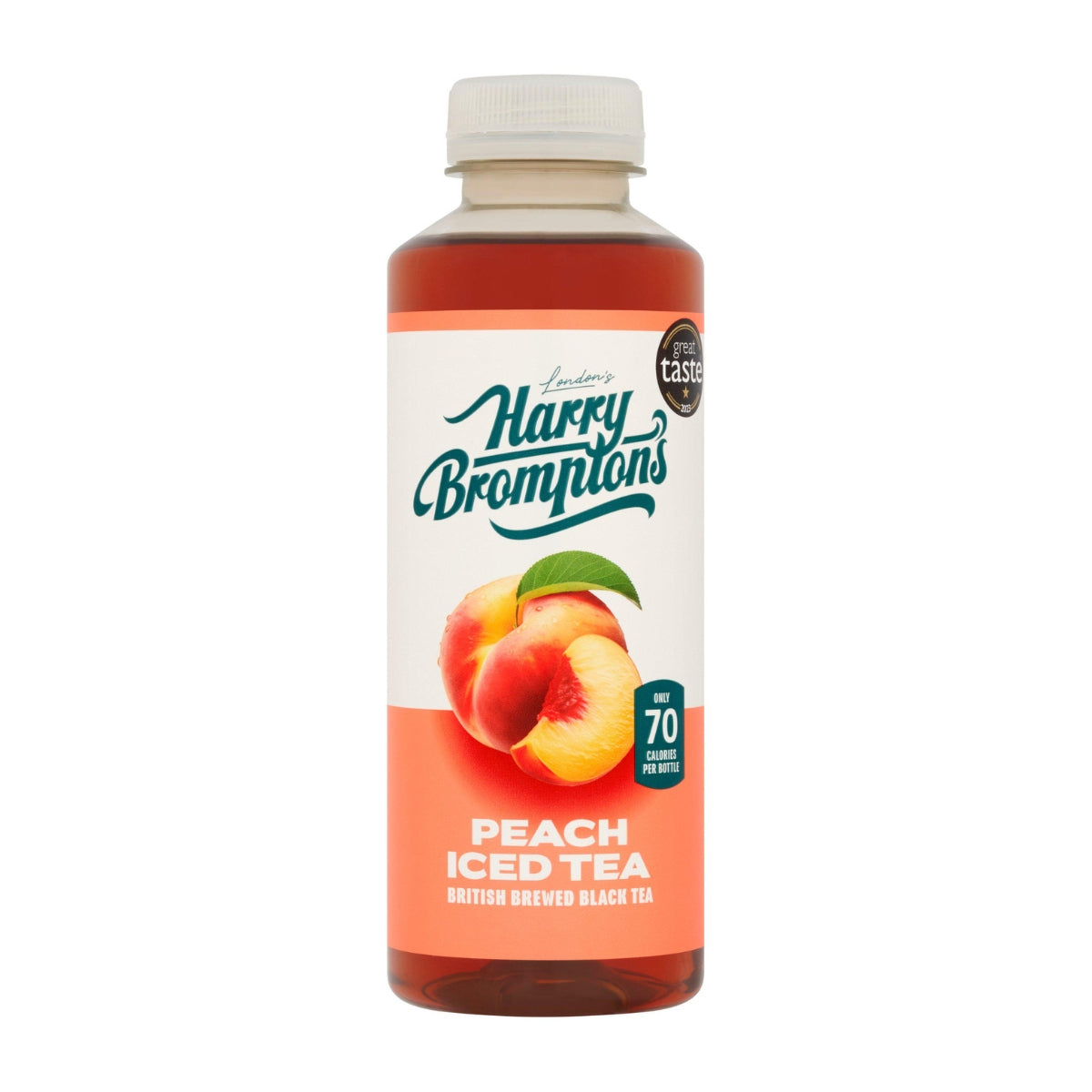 Harry Brompton's Peach Iced Tea (500ml)