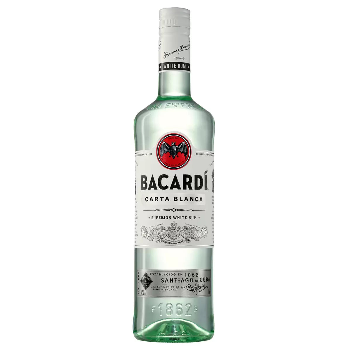 Bacardi Carta Blanca White Rum 1 Litre