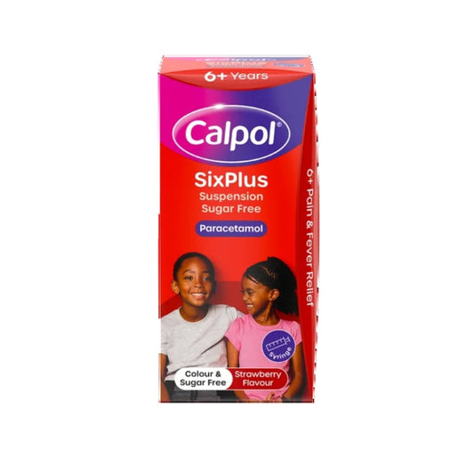 Calpol Sugar-Free SixPlus Suspension (100ml)