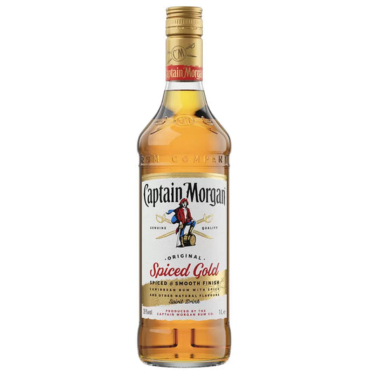Captain Morgan Spiced Gold Caribbean Rum 1 Litre