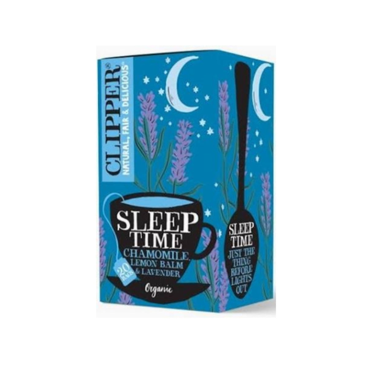 Clipper Organic Sleep Time Chamomile, Lemon Balm & Lavender Tea (20 Bags)