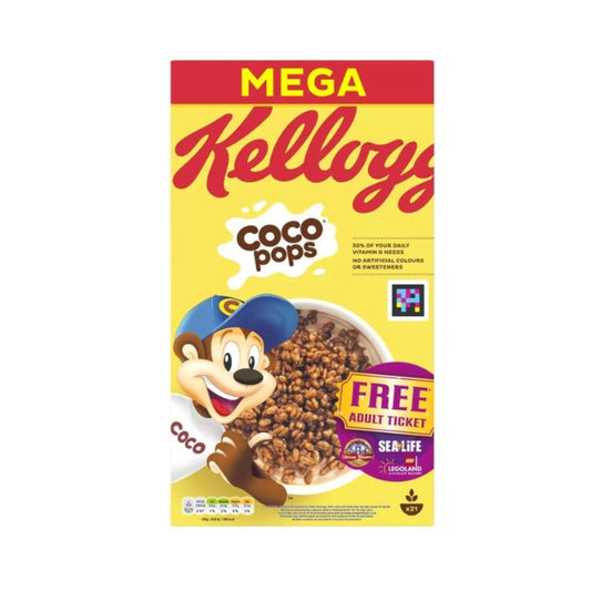 Kellogg’s Coco Pops Chocolate Cereal 650g