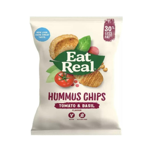 Eat Real Hummus Chips Tomato & Basil 45g