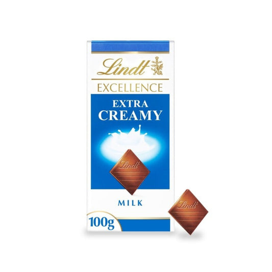 Lindt Milk Extra Creamy Chocolate Bar 100g