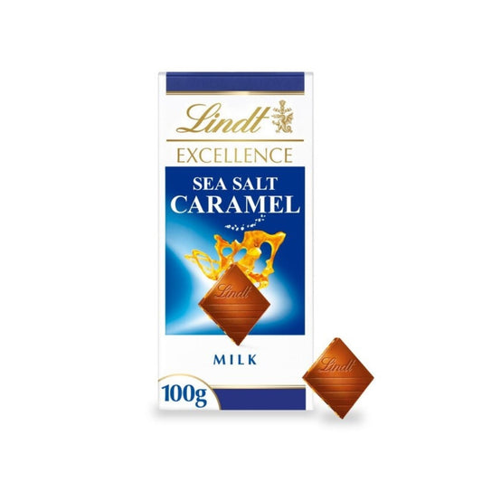Lindt Sea Salt Caramel Chocolate Bar 100g