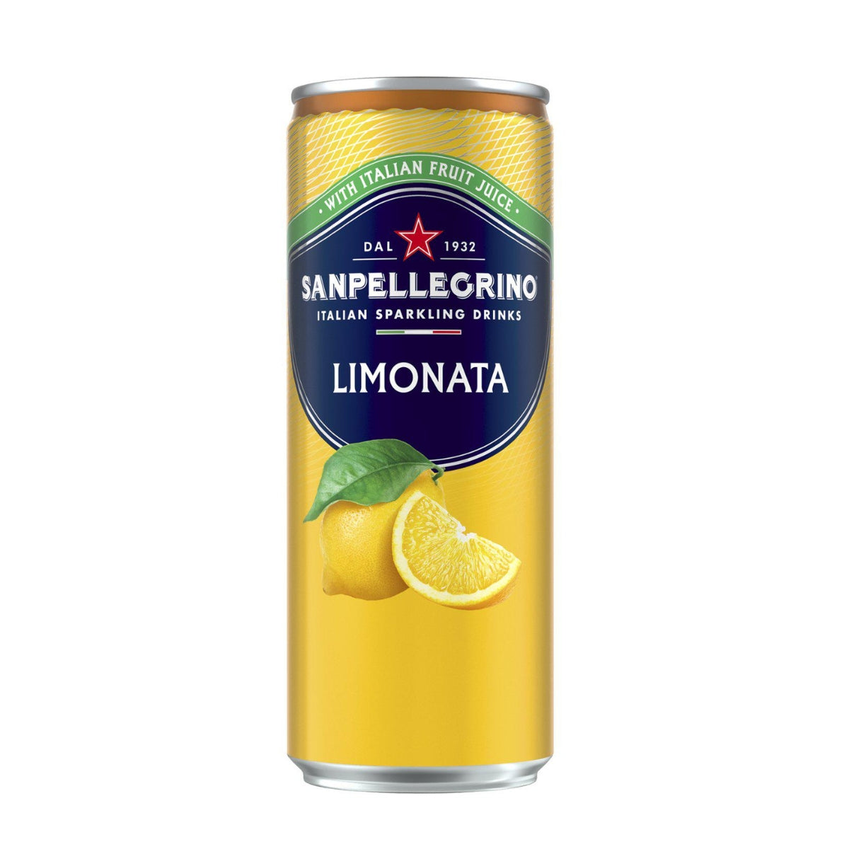 Sanpellegrino Limonata Italian Sparkling Lemon Drink 330ml Can