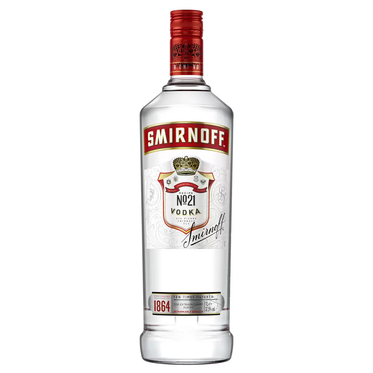 Smirnoff No. 21 Red Label Vodka 1 Litre