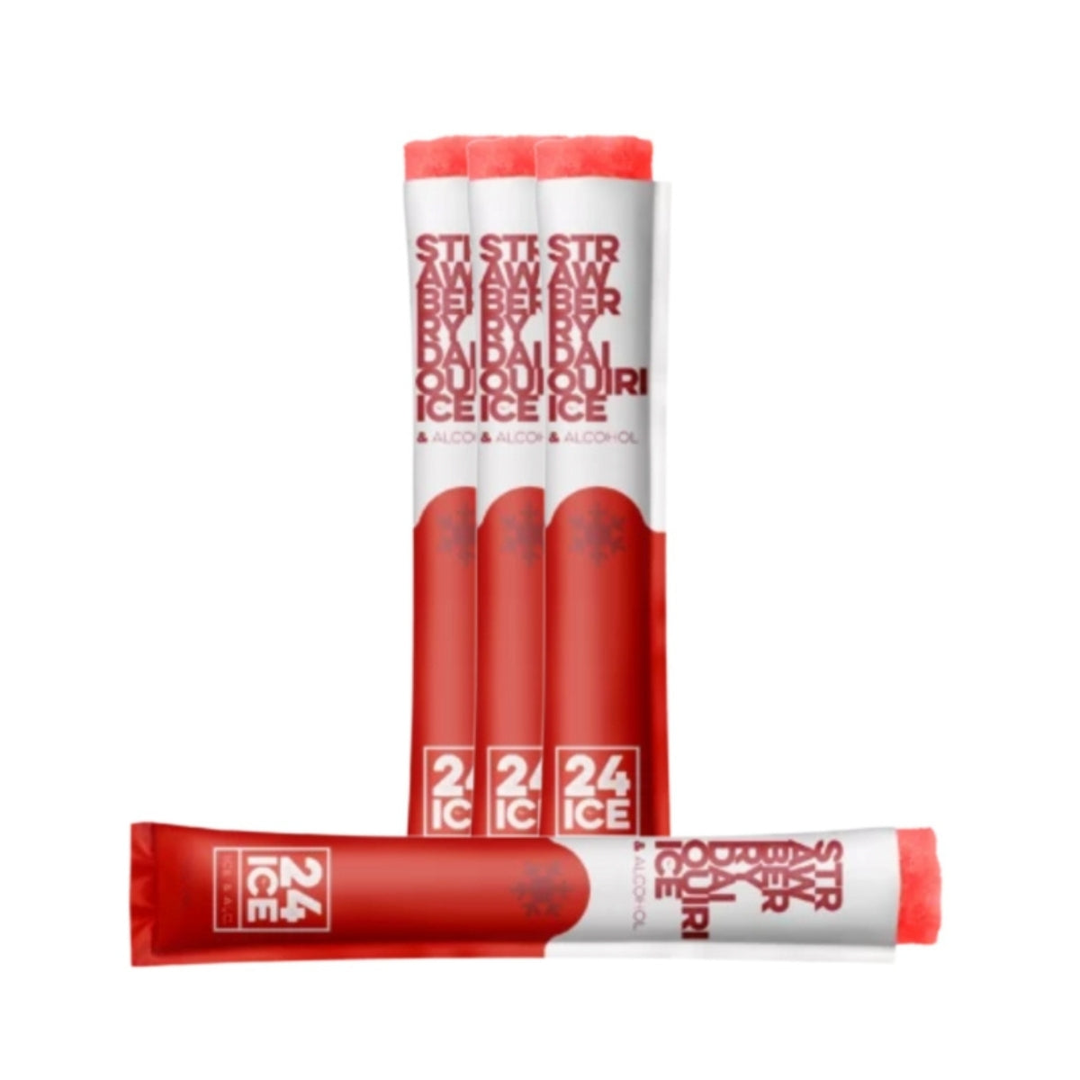 24 ICE - Strawberry Daiquiri Frozen Cocktail Lolly (5% ABV)