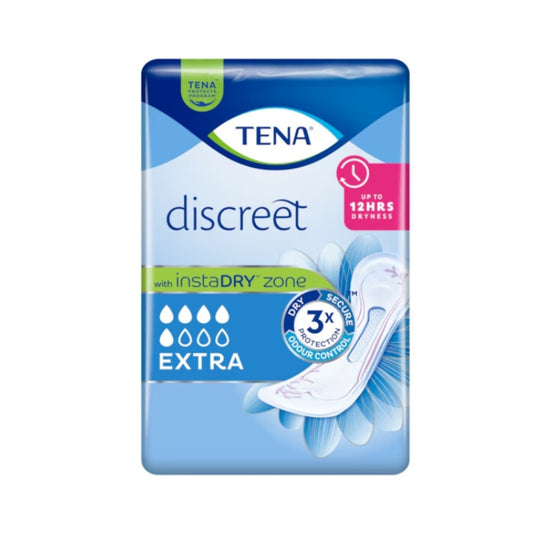 TENA Discreet Extra Incontinence Pads (10 Pads)