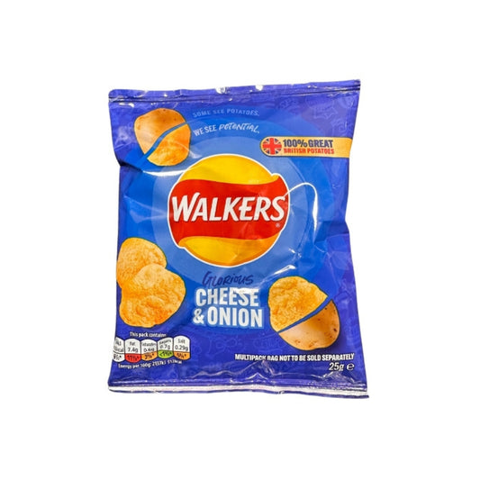 Walkers Cheese & Onion Crisps 25g